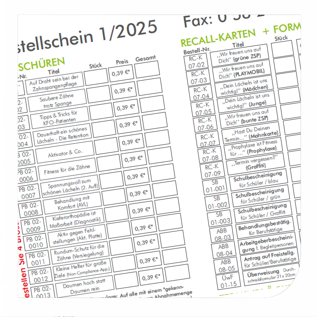 bestellschein